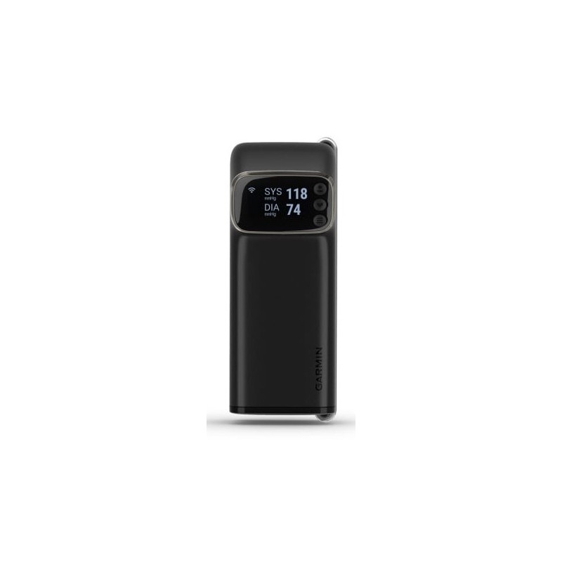 Garmin Index BPM smartes Oberarm-Blutdruckmessgerät schwarz